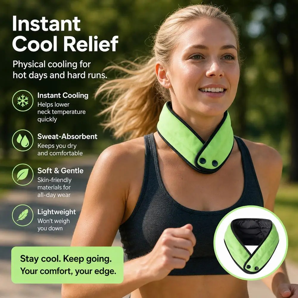 Cooling Neck Wrap Evaporative Cooling Scarf For Summer Heat Relief Lightweight Absorbent Cooling Beads For Running Gardening