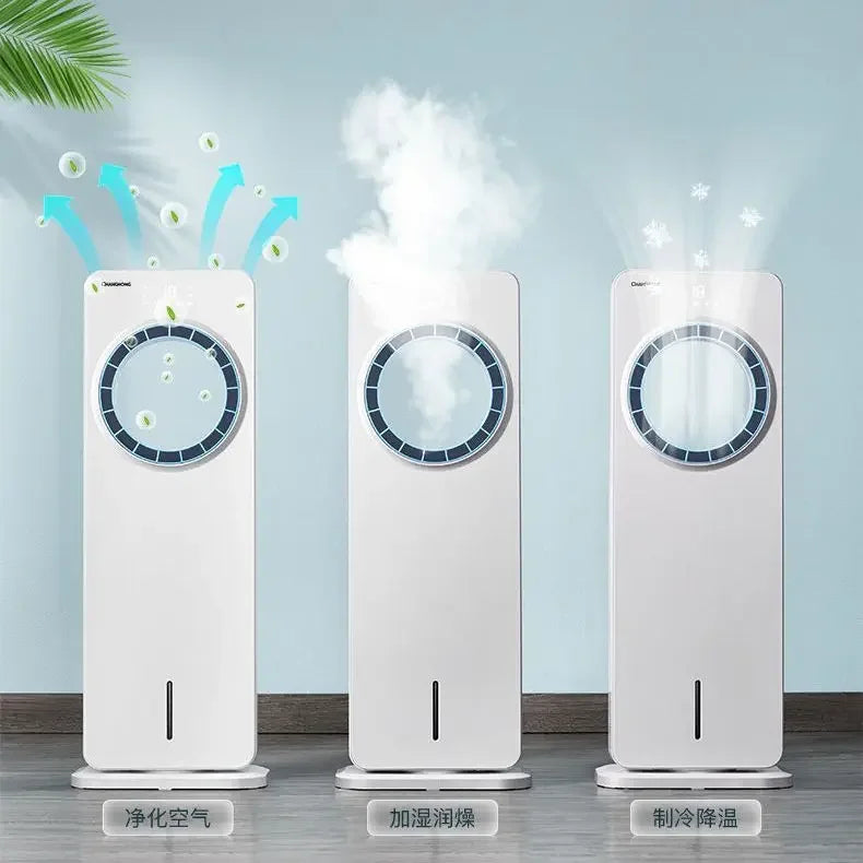 cooling fan, leafless air conditioning fan, refrigeration, ice and water, household dormitory air conditioning, fan, small air