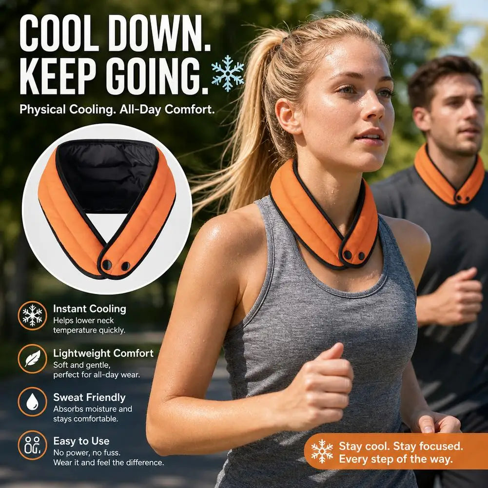 Cooling Neck Wrap Evaporative Cooling Scarf For Summer Heat Relief Lightweight Absorbent Cooling Beads For Running Gardening