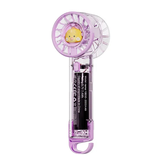 18°C Ice Cool Technology Handheld Fan Instant Cooling 2000mAh Portable Mini Fan For Outdoor Sports Work Study