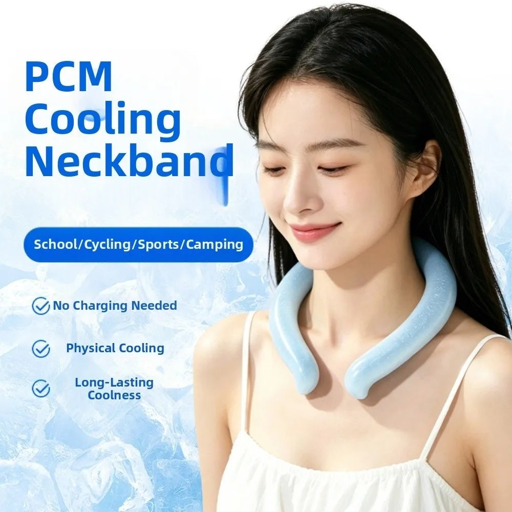 Cooling Tool Cartoon Neck Cooling Ring Sunstroke Prevention Lasting Neck Cooling Tube Wearable Freezable Ice Pack Beach Travel