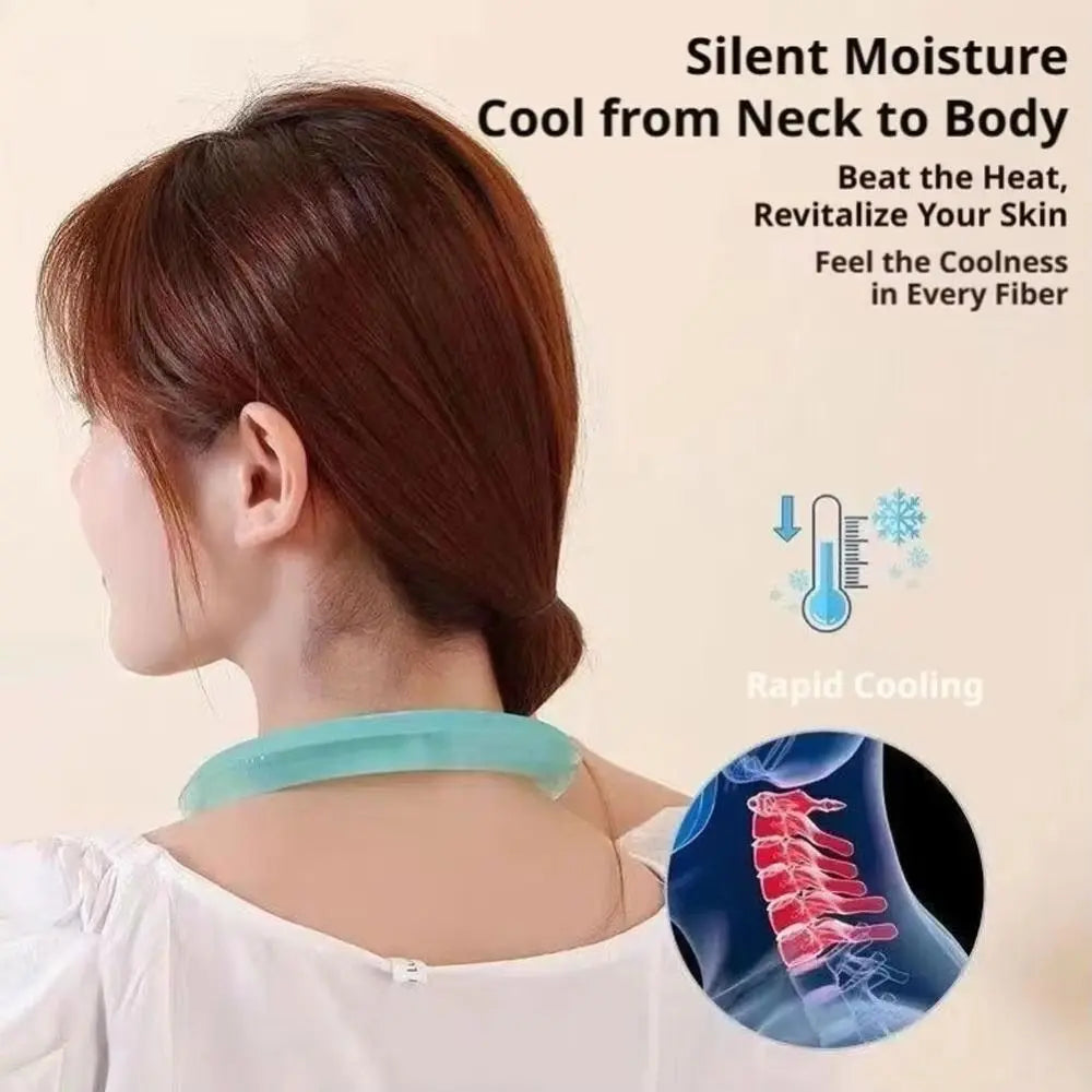 Portable Instant Cooling Cooling Collar Wearable Reusable Ice Neck Cooler Non-toxic PCM Cooling Device Outdoor
