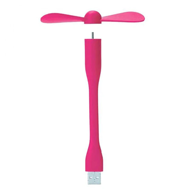 New USB Cooling Fan Electronic Gadgets Ventilador Led Usb Mini ventilador Portable Flexible Cooler For Laptop Smart Phone