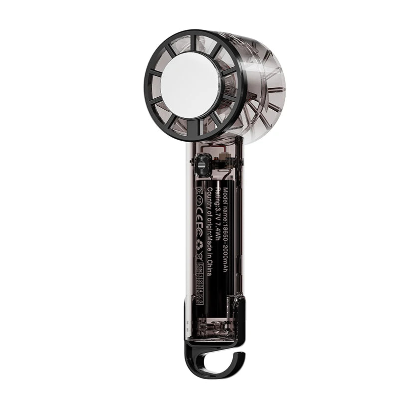 18°C Ice Cool Technology Handheld Fan Instant Cooling 2000mAh Portable Mini Fan For Outdoor Sports Work Study