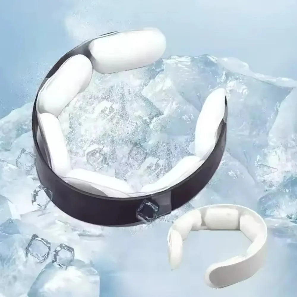 Cool Tube Reusable Neck Cooling Ring Lasting Wearable Neck Cooler Collars Freezable Sunstroke Prevention Ice Pack Running