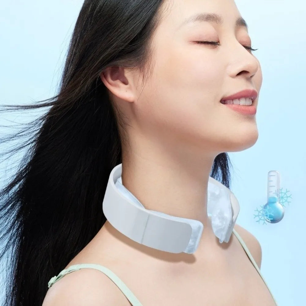 Cool Tube Reusable Neck Cooling Ring Lasting Wearable Neck Cooler Collars Freezable Sunstroke Prevention Ice Pack Running