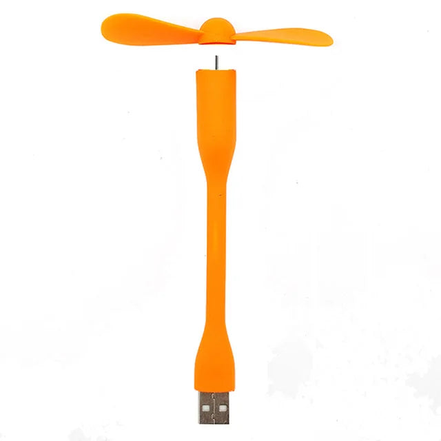 New USB Cooling Fan Electronic Gadgets Ventilador Led Usb Mini ventilador Portable Flexible Cooler For Laptop Smart Phone