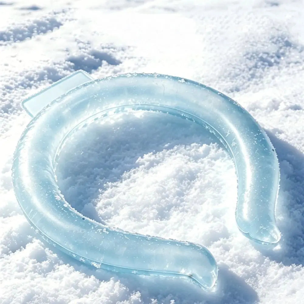 Cooling Tool Cartoon Neck Cooling Ring Sunstroke Prevention Lasting Neck Cooling Tube Wearable Freezable Ice Pack Beach Travel