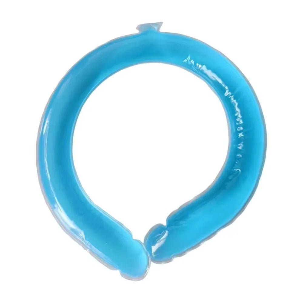 Portable Instant Cooling Cooling Collar Wearable Reusable Ice Neck Cooler Non-toxic PCM Cooling Device Outdoor