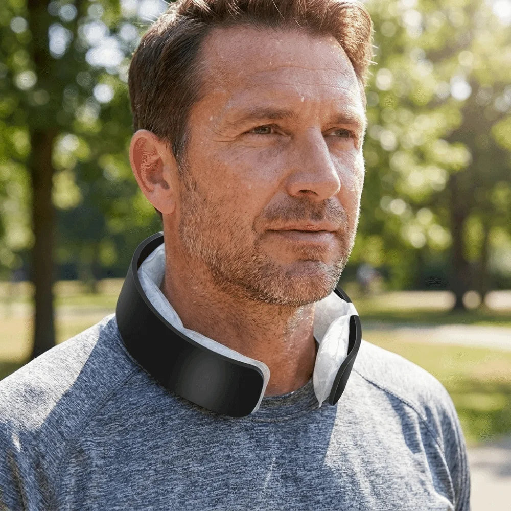 Cool Tube Reusable Neck Cooling Ring Lasting Wearable Neck Cooler Collars Freezable Sunstroke Prevention Ice Pack Running