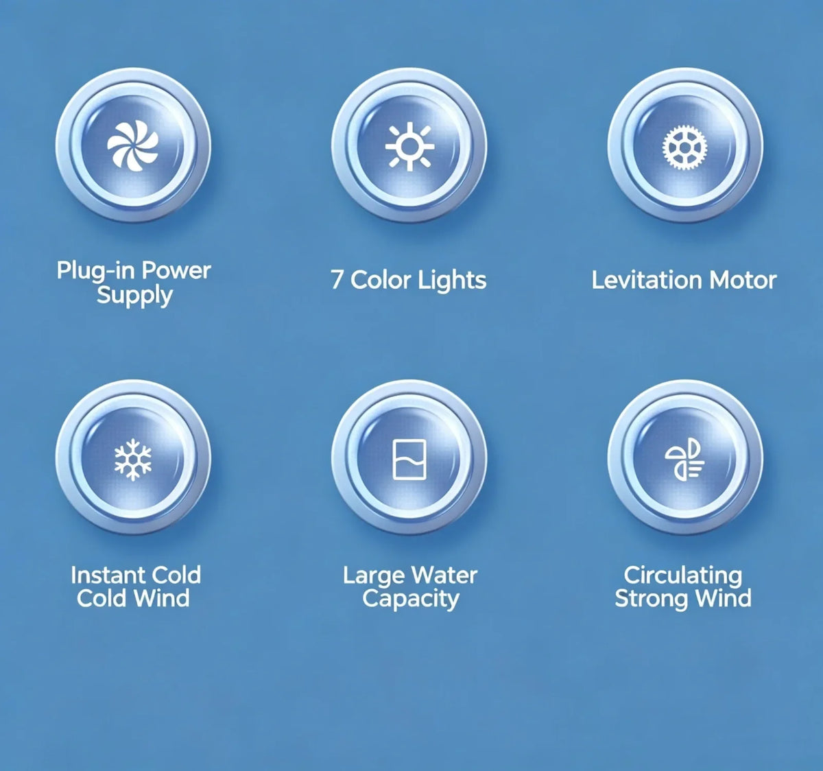 Hot Sale Portable Air Cooler Fan 3-in-1 Cooling Humidifier with RGB Night Light 100ml Water Tank Quiet Desktop Cooling Fan