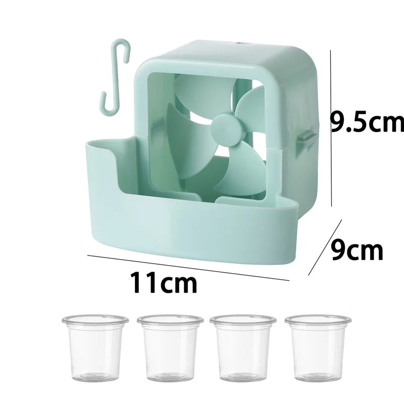 Portable Cooling Storage Box for Summer Electric Hanging & Floor Fans, Household Fan Cooling Accessory Cooler Tool