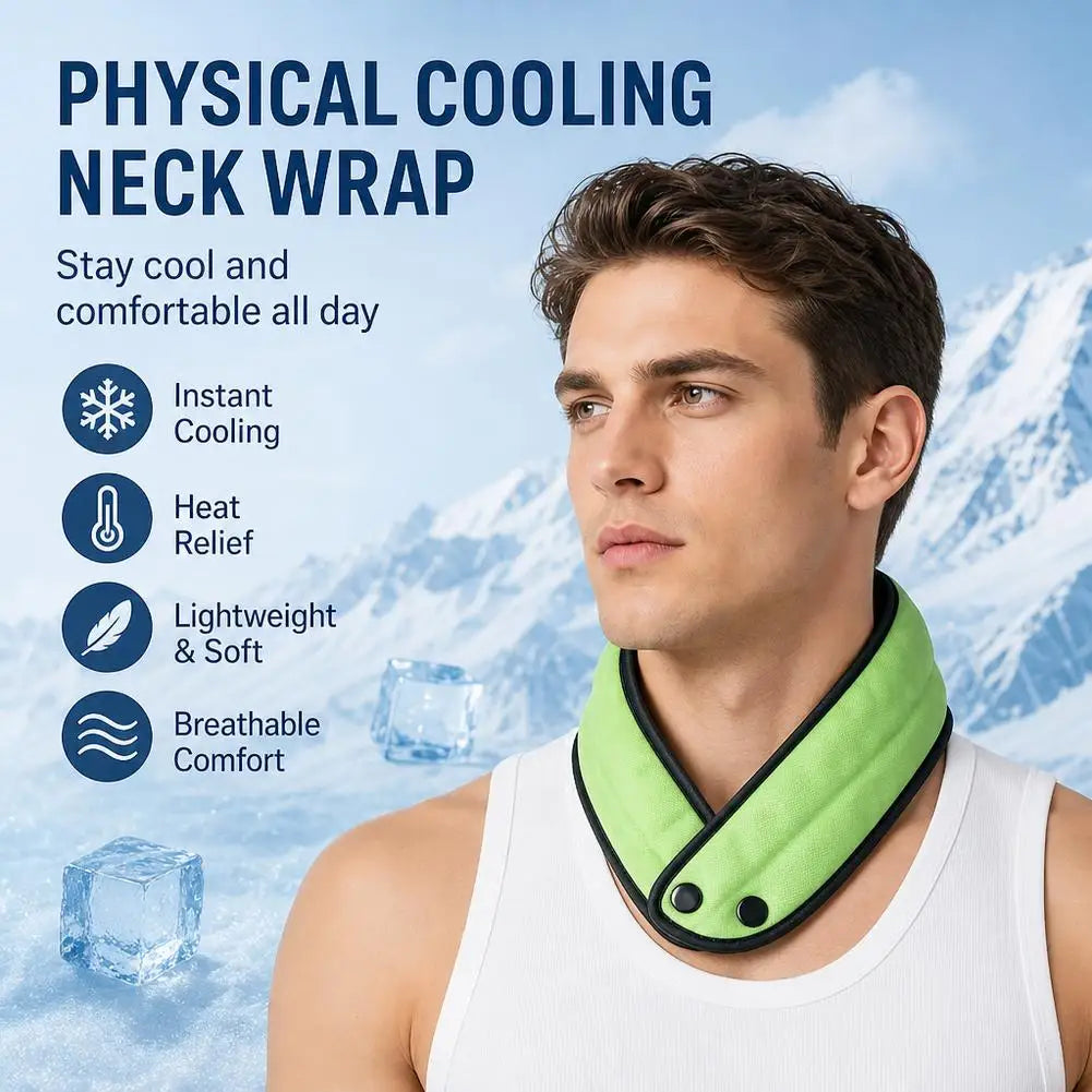 Cooling Neck Wrap Evaporative Cooling Scarf For Summer Heat Relief Lightweight Absorbent Cooling Beads For Running Gardening