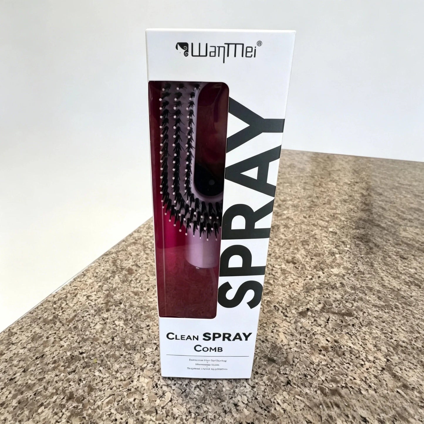2 in 1 Spray Massage Comb Essential Oil Water Spray Bottle Anti Static Scalp Massager for Hair Detangling Daily Hair Care Salon