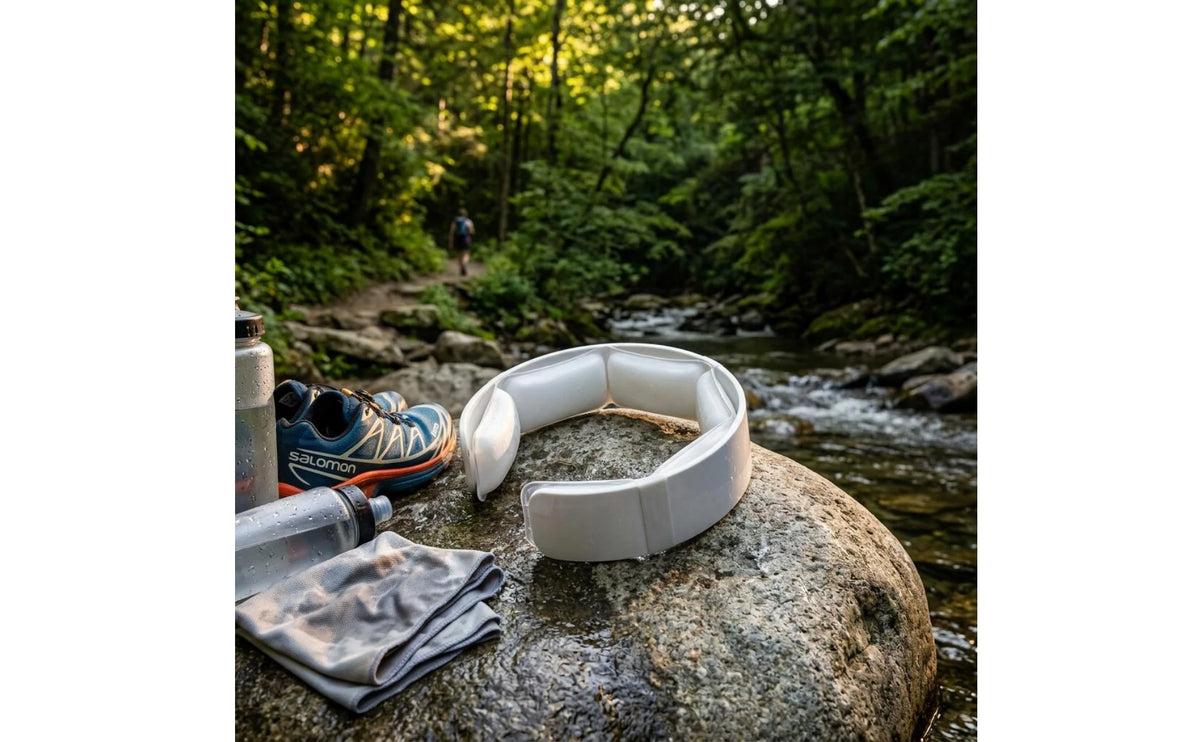 Cooling Neck Band Reusable Cooling Collar Cool Wrap Segmented Body Cooler Curved for Everyday Heat Relief