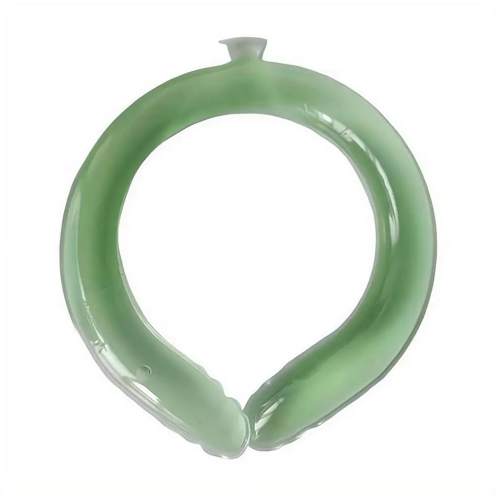 Cooling Neck Ring Ice Collar Summer Cooling Band Women Outdoor Heat Relief Neck Cooler Portable Reusable Cold Therapy Accessory
