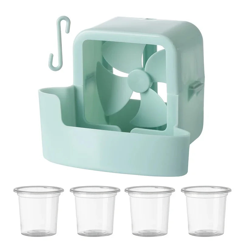 Portable Cooling Storage Box for Summer Electric Hanging & Floor Fans, Household Fan Cooling Accessory Cooler Tool