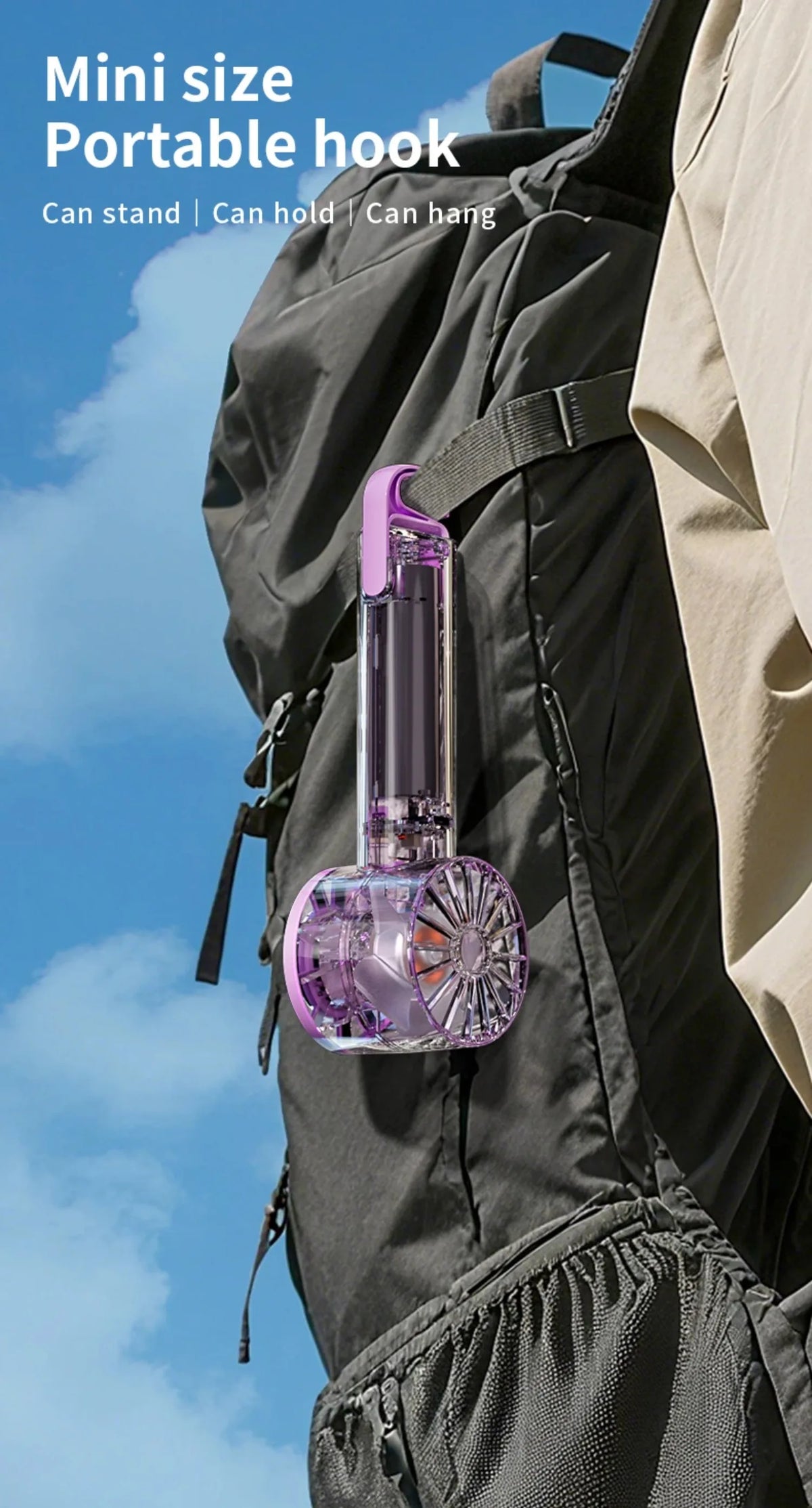 18°C Ice Cool Technology Handheld Fan Instant Cooling 2000mAh Portable Mini Fan For Outdoor Sports Work Study