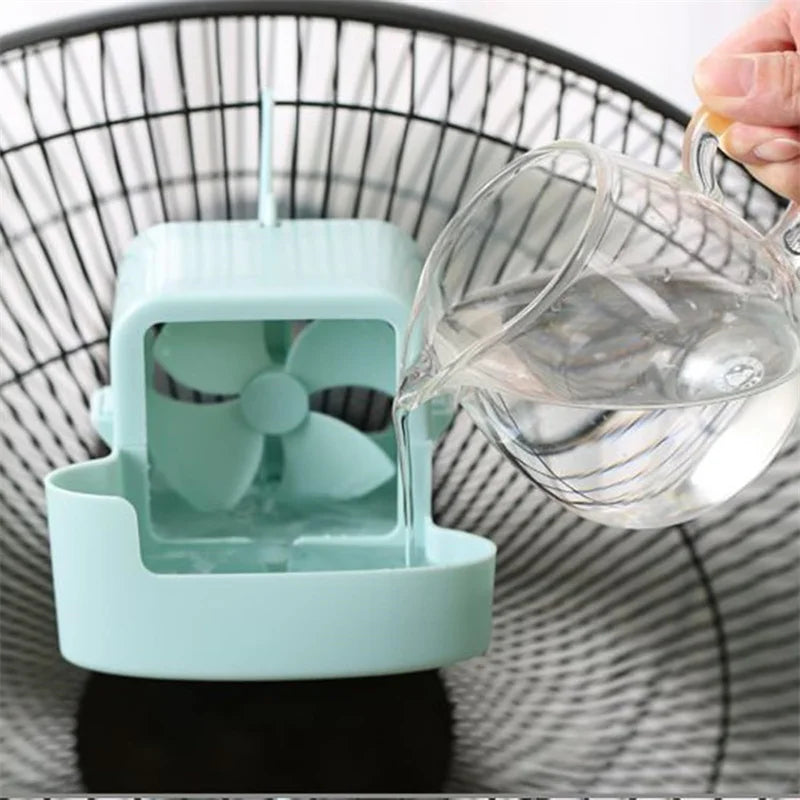 Portable Cooling Storage Box for Summer Electric Hanging & Floor Fans, Household Fan Cooling Accessory Cooler Tool